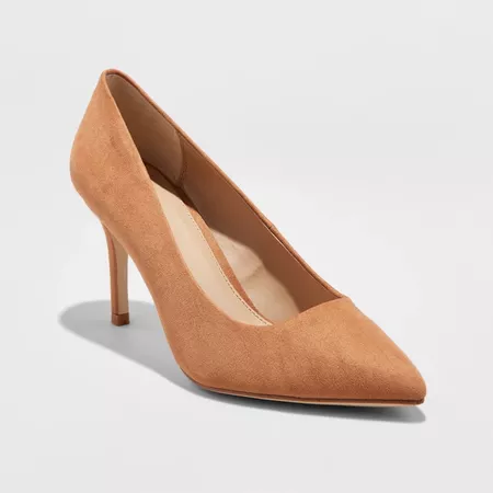 Women's Gemma Wide Width Pointed Toe Pumps - A New Day™ : Target