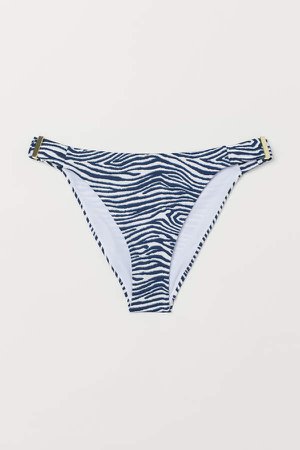 Cheeky Tie Bikini Bottoms - Blue