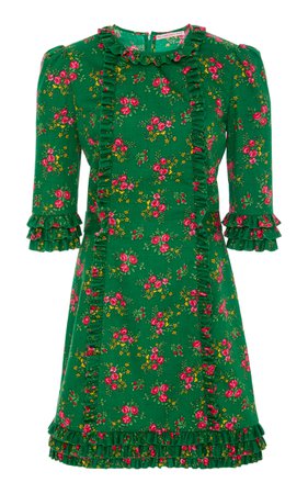 Cate Floral Cotton Mini Dress by The Vampire's Wife | Moda Operandi