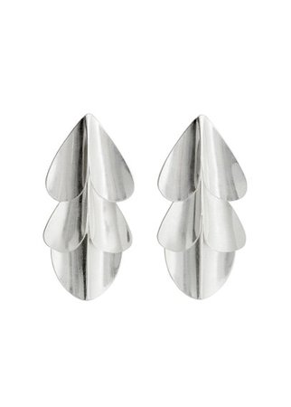 MANGO Metal pendants earrings