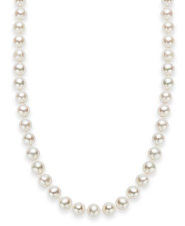 silver pearl necklace - Google Search