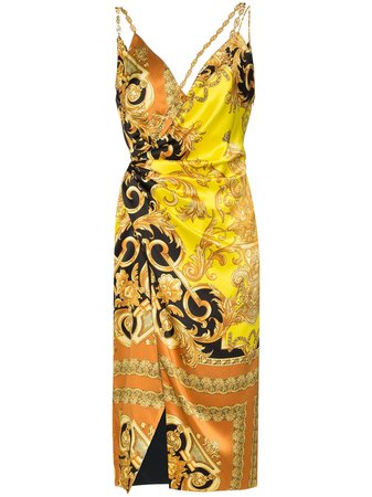 Versace Baroque Print Dress Ss20 | Farfetch.com