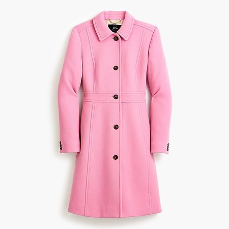 J.Crew: Classic Lady Day Coat In Italian Double-cloth Wool With Thinsulate®