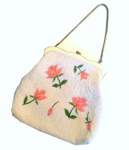 Pink Roses Beaded Chain Strap Handle Handbag circa 1960s – Dorothea's Closet Vintage