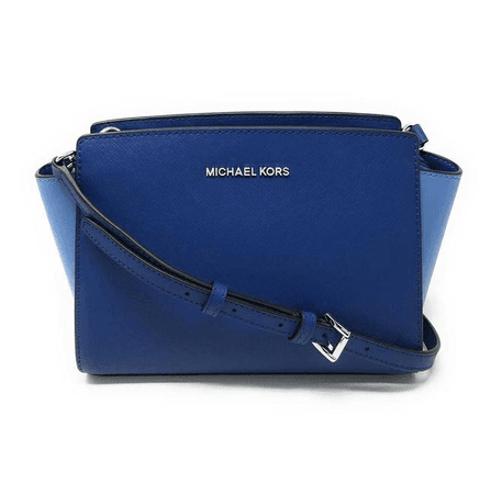 Sapphire blue purse
