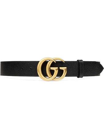Gucci Leather Belt with Double G Buckle $450 - Buy AW18 Online - Fast Global Delivery, Price