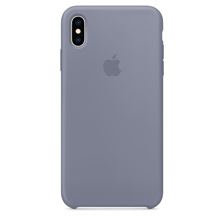 iPhone XS Max Silicone Case - Lavender Gray - Apple