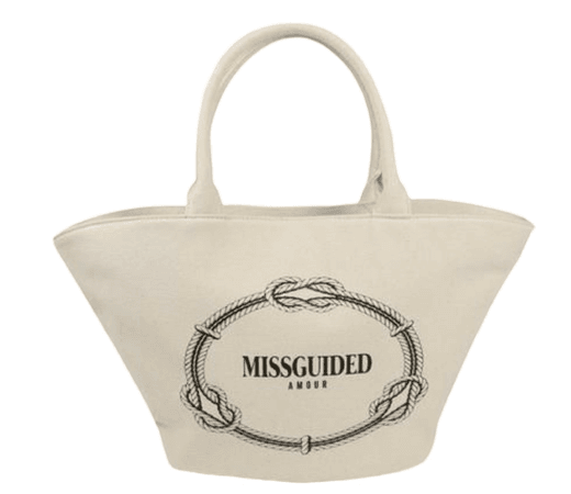 missguided canvas bag