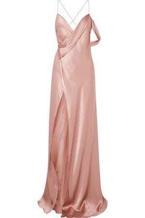 Michelle Mason | Draped silk-charmeuse gown | NET-A-PORTER.COM