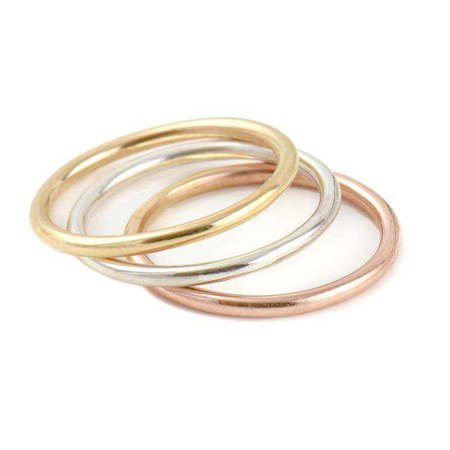 Rings | Shop Women's Gold Sterling Silver Round Ring at Fashiontage | AGA350GF5
