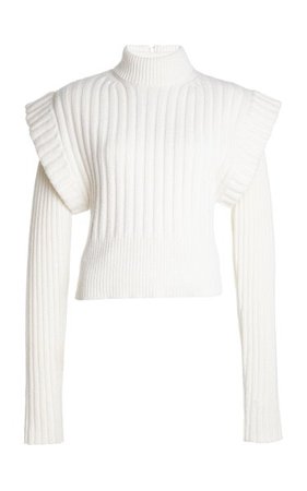 Oversized Tiered Wool Sweater By David Koma | Moda Operandi