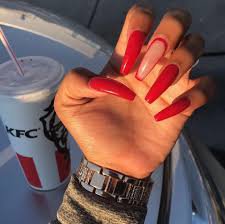 red nails pinterest - Google Search