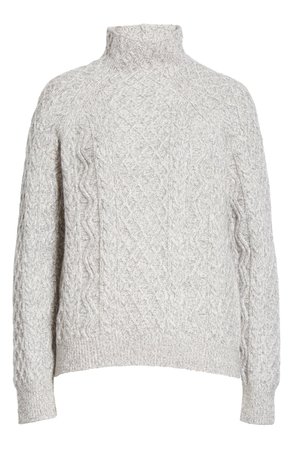 Vince Cable Mock Neck Merino Wool Blend Sweater | Nordstrom