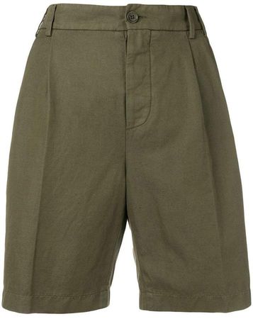 high-waisted chino shorts