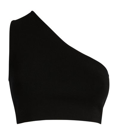 Victoria Beckham VB Body One-Shoulder Crop Top | Harrods AU