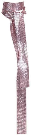 Amazon.com: Women Shine Shine Metal Sequins Neck Tie Scarf Club Party Night Long Thin Tie Shawls Scarf Scarf, One Size One, Rose Gold : Clothing, Shoes & Jewelry