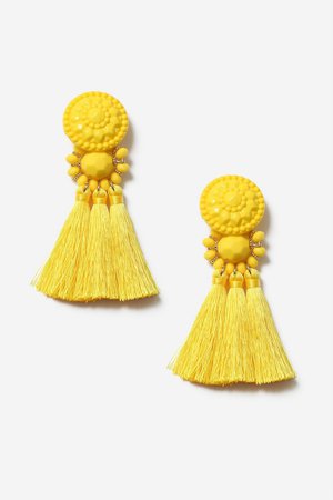 yellow earrings - Pesquisa Google