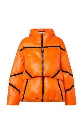 Two-Tone Shell Hooded Puffer Jacket by Dorothee Schumacher | Moda Operandi