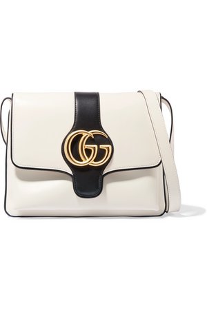 Gucci | Arli small two-tone leather shoulder bag | NET-A-PORTER.COM