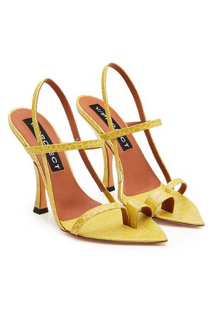 Y/Project - Embossed Leather Sandals - Sale!