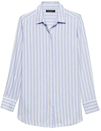 Parker Tunic-Fit Stripe Shirt