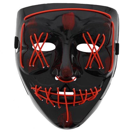 Attitude Holland Attitude Holland Mask Purge Halloween Face mask Red |