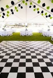 black and white dance floor wedding - Google Search
