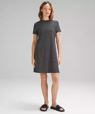Classic-Fit Cotton-Blend T-Shirt Dress | Women's Dresses | lululemon