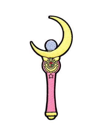 Sailor Moon Moon Stick Patch