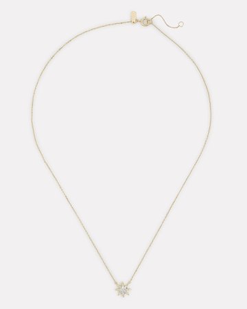 Tiny Starburst Pendant Necklace | INTERMIX®
