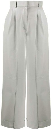 cropped panelled trousers