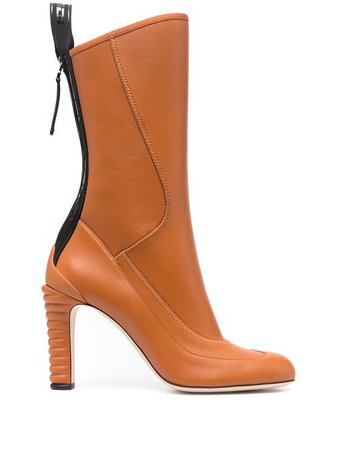 Shop Fendi mid-calf mid-heel boots with Express Delivery - FARFETCH