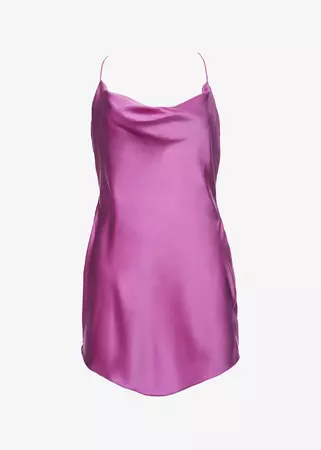 Pracilla Silk Mini Dress – SEROYA NYC
