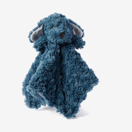 Teal Swirl Puppy Baby Security Blanket – Elegant Baby