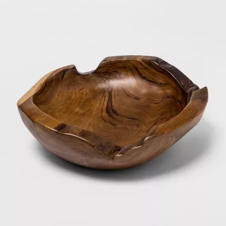 Decorative Wooden Bowl - Brown - Project 62 : Target