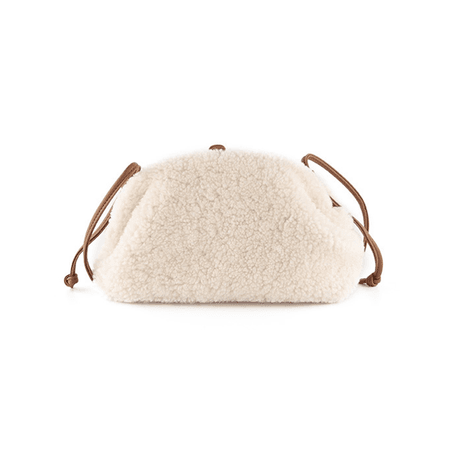 JESSICABUURMAN – CLOUD Vegan Fur Pouch Purse Clutch Bag - Small