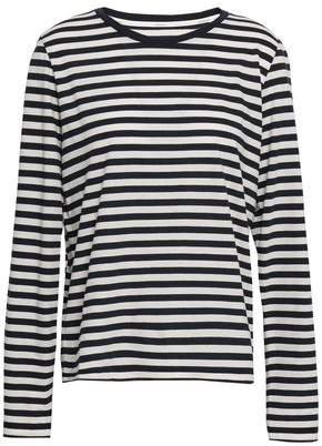 Striped Cotton-jersey Top