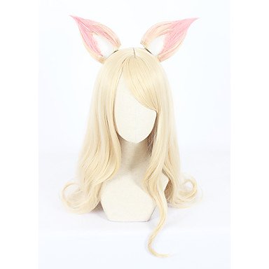 Cosplay KDA Ahri Cosplay Wigs All 28 inch Heat Resistant Fiber Blonde Anime 7082466 2020 – £29.13