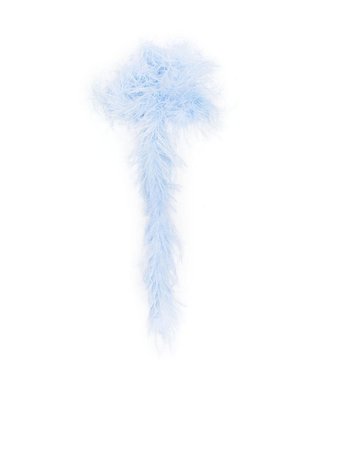 Essentiel Antwerp Zeather feather brooch blue ZEATHER - Farfetch