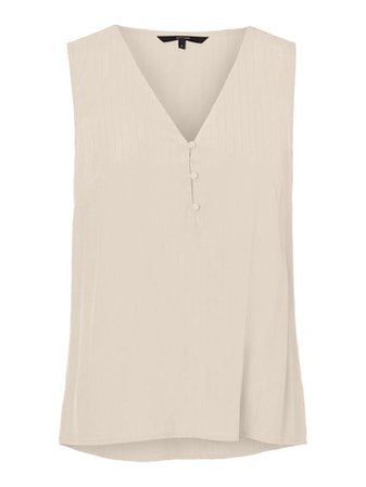Kora Sleeveless blouse | GREY