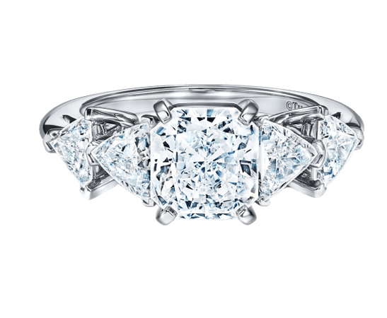 Tiffany & Co Ring in platinum with diamonds