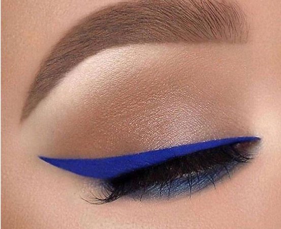 natural eye blue liner