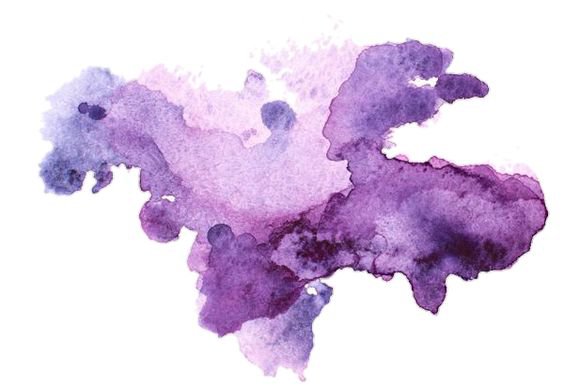 Purple Watercolor Splatter