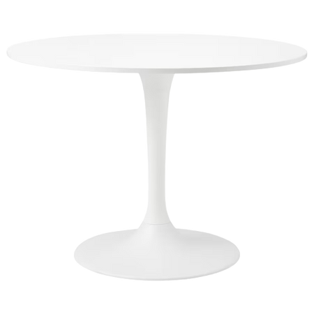 IKEA DOCKSTA Table, white/white, 103 cm