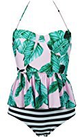 Amazon.com: Swiland Women Plus Size Swimwear Tankini for Girls Swimsuit Tops Swimsuits for Women Bikini: Clothing