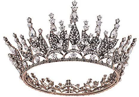 SWEETV Gothic Tiaras and Crowns, Black Queen Crown for Women, Goth Cosplay Costume Headpiece for Wedding Brithday Halloween Party: Amazon.ca: Beauty