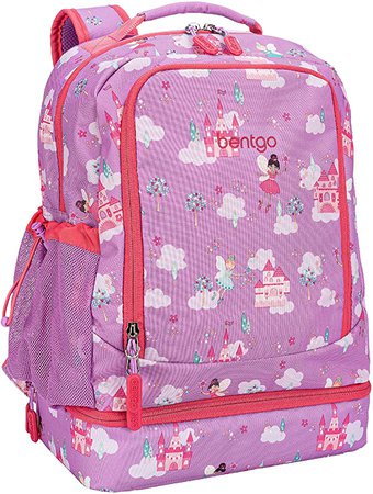 Amazon.com: Bentgo Kids Prints 2-in-1 Backpack & Insulated Lunch Bag - Durable, Lightweight, Colorful Prints for Girls and Boys, Water-Resistant Fabric, Padded Straps and Back with Large Compartments (Unicorn): Home & Kitchen