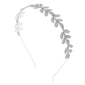 Silver & Crystal Vine Headband | Claire's US