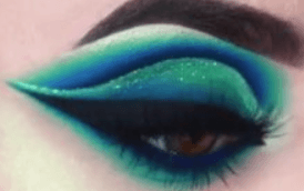 Gay Man Pride Flag Eye Makeup