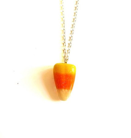 Candy Jewelry: Real Candy Corn Necklace | Etsy